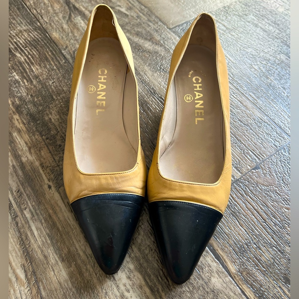 Vintage Chanel Cap Toe Heels